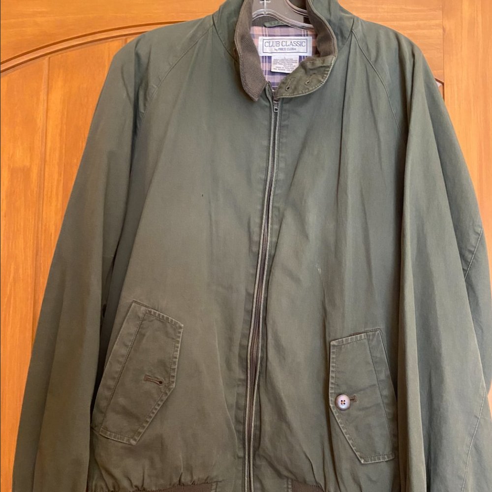 Vintage Club Classic Green Bomber Jacket